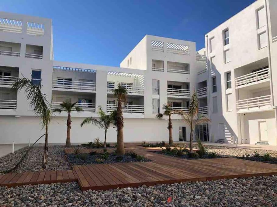 Les Voiles Blanches T2 Luxe A 100M De La Plage Leucate Luaran gambar